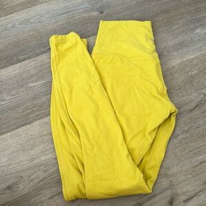 Lululemon align pants full length yellow